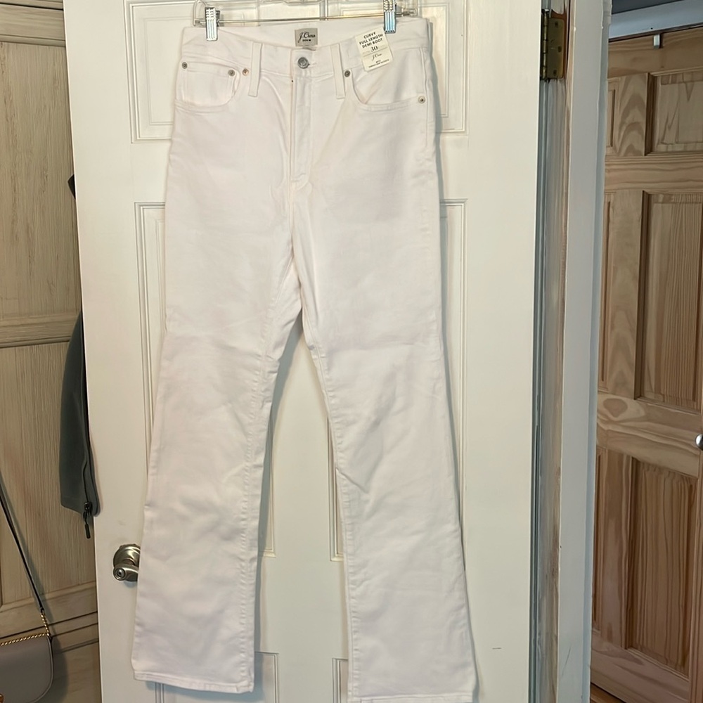 NWT JCREW white jeans, 30.